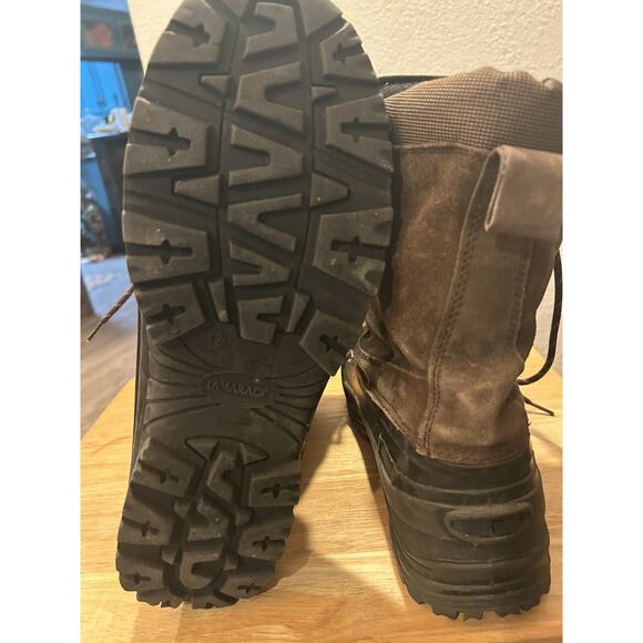Tamarak Snow Boots Size 12 Leather ,Insoles of Thermolite Insulation Black - Picture 5 of 6
